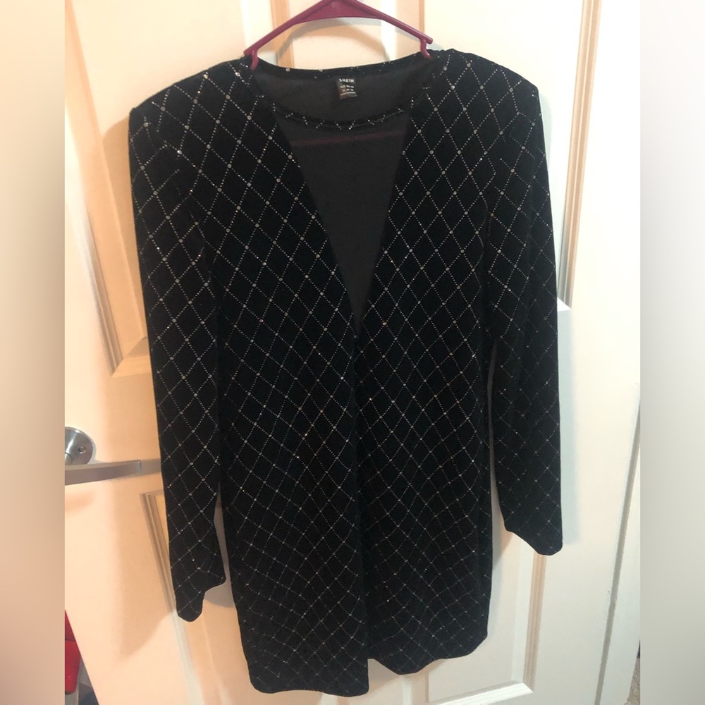 Sparking velvet dress